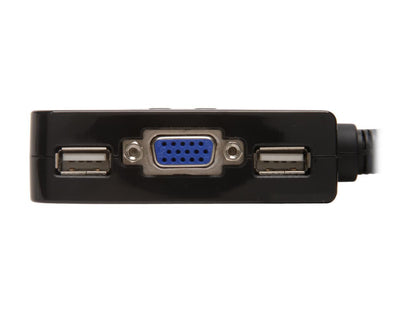 IOGEAR GCS22U 2-Port USB KVM Switch with Cables and Remote