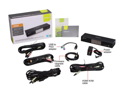 IOGEAR GCS1794 4-Port HDMI Multimedia KVMP Switch with Audio