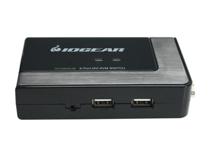 IOGEAR GCS932UB 2-Port USB DVI KVM with Audio and Mic.
