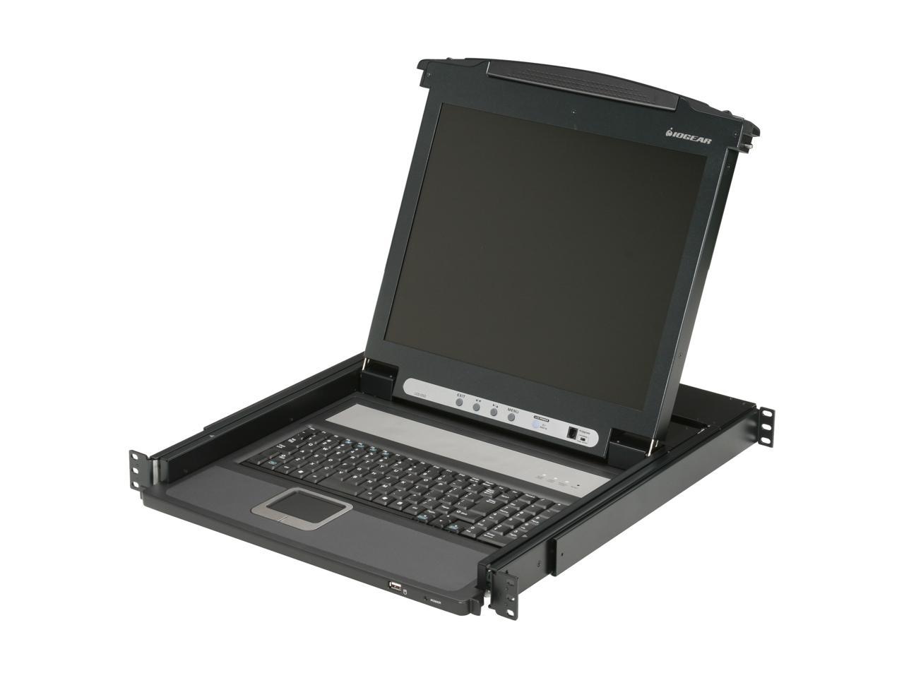 IOGEAR GCL1800 17" LCD KVM Combo Console