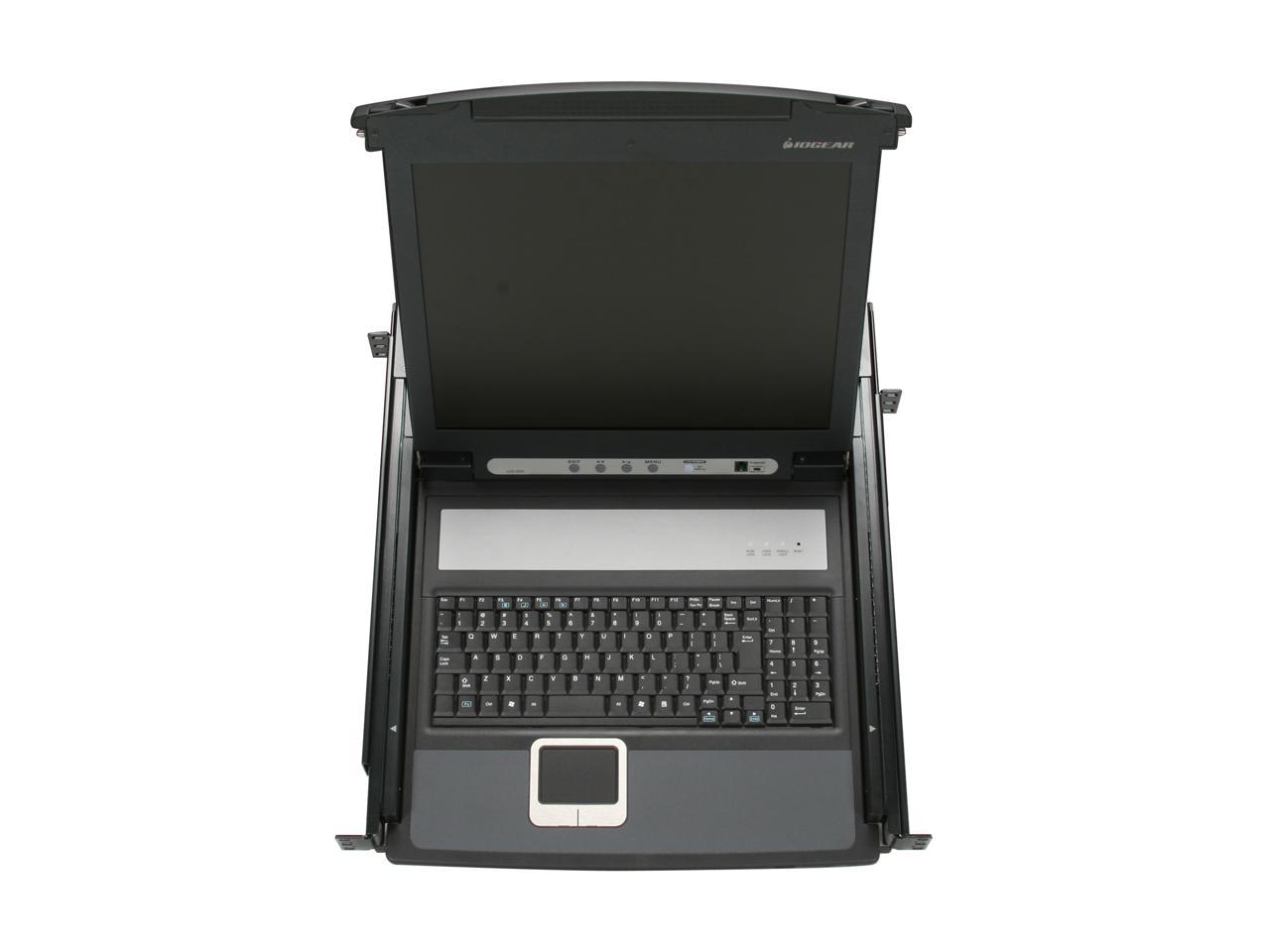 IOGEAR GCL1800 17" LCD KVM Combo Console