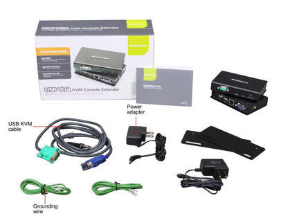 IOGEAR GCE500U USB VGA KVM Console Extender