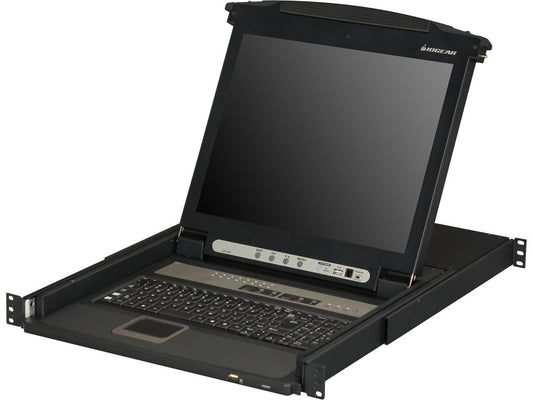 IOGEAR GCL1816KITU 16-Port LCD Combo KVM Switch with USB KVM Cables