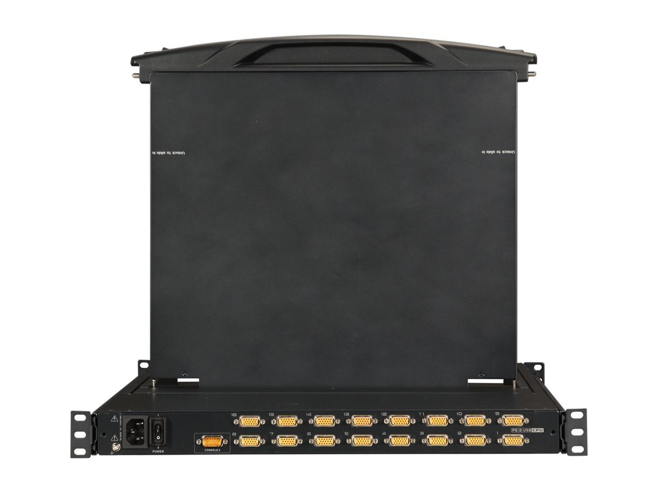 IOGEAR GCL1816KITU 16-Port LCD Combo KVM Switch with USB KVM Cables