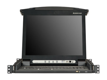 IOGEAR GCL1816KITU 16-Port LCD Combo KVM Switch with USB KVM Cables