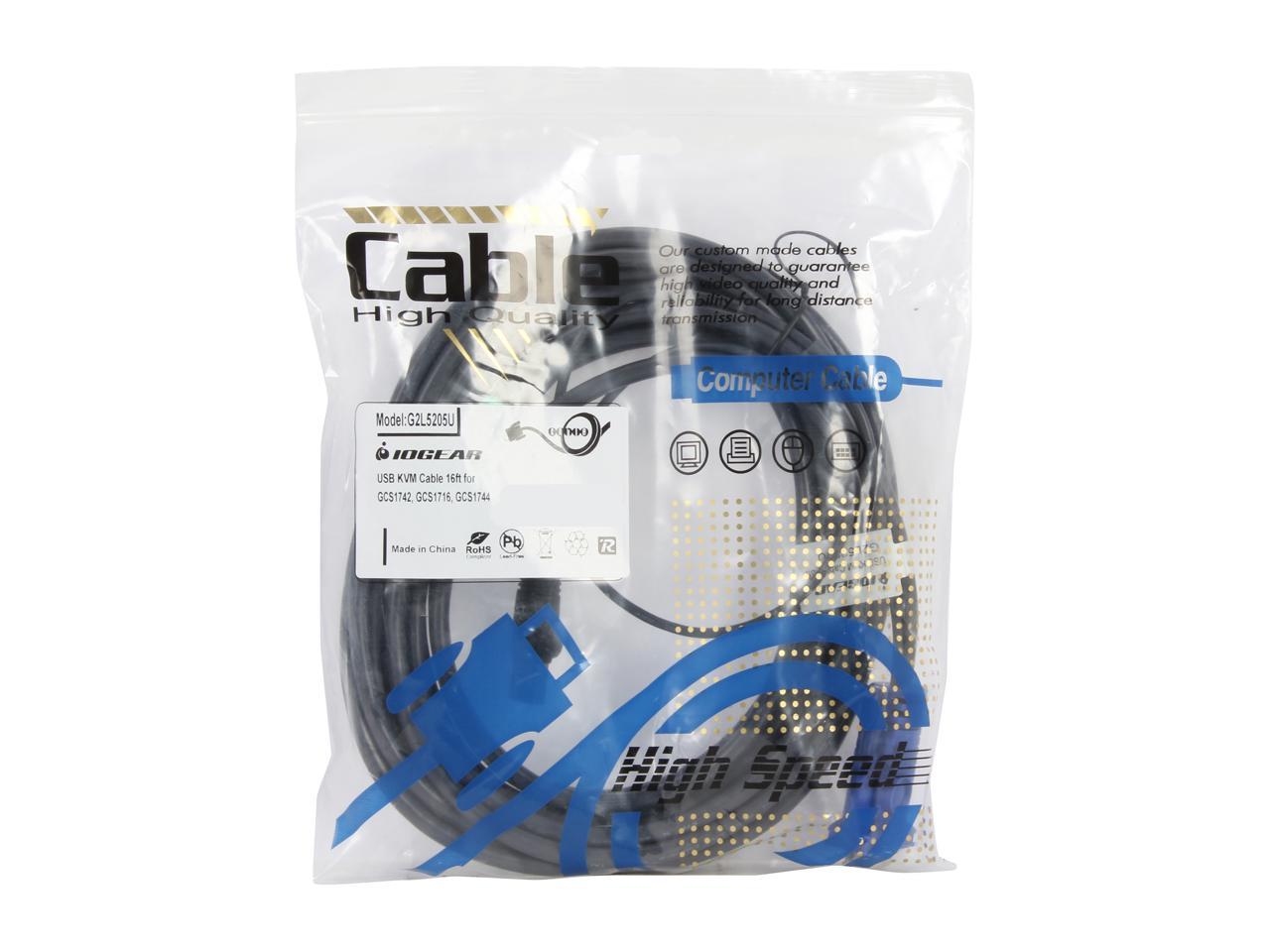 IOGEAR 16 ft. KVM Cable G2L5205U