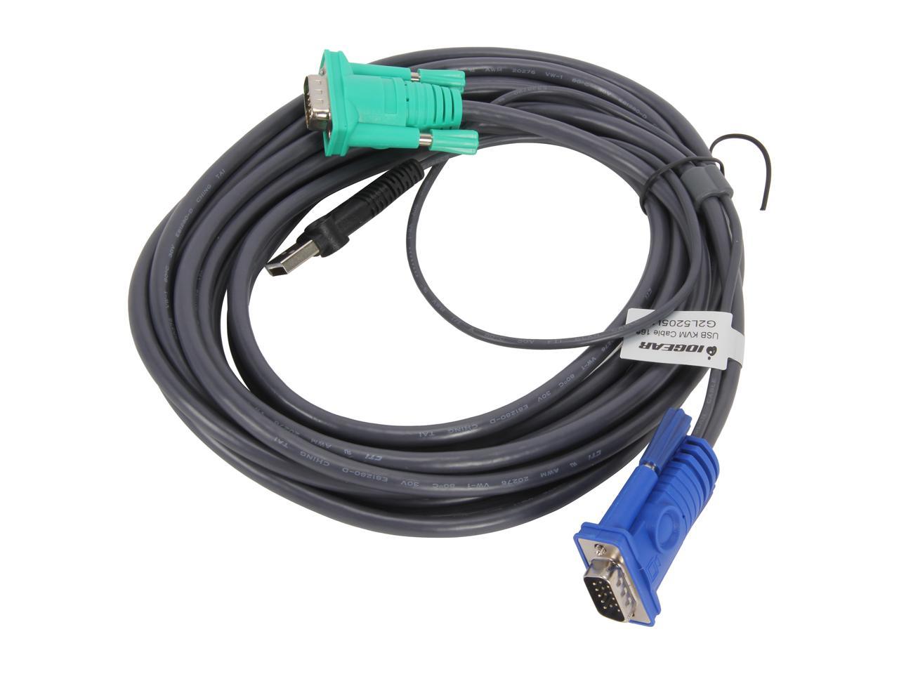 IOGEAR 16 ft. KVM Cable G2L5205U