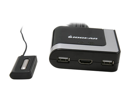 IOGEAR GCS62HU 2-Port HD Cable KVM Switch with Audio