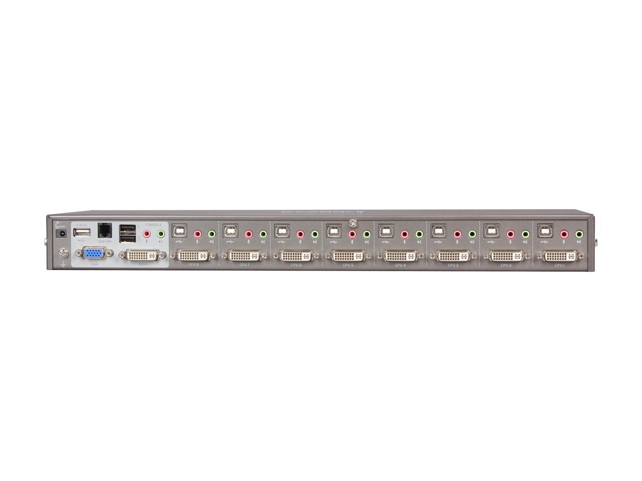 IOGEAR GCS1108 8-Port DVI KVMP Switch with VGA Support