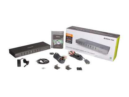 IOGEAR GCS1108 8-Port DVI KVMP Switch with VGA Support
