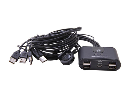 IOGEAR GUS404 4x4 USB 2.0 Peripheral Sharing Switch