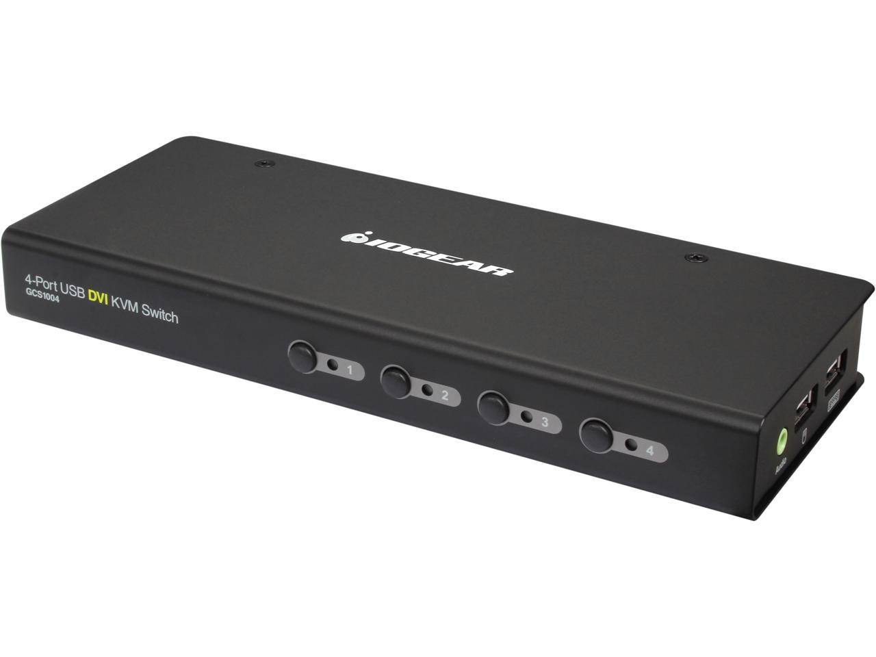 IOGEAR GCS1004 4-Port USB DVI KVM Switch