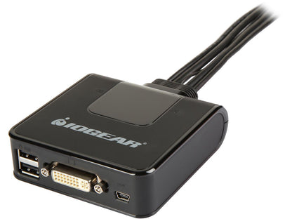 IOGEAR GCS922DPKIT 2-Port DVI and DisplayPort Cable KVM Kit