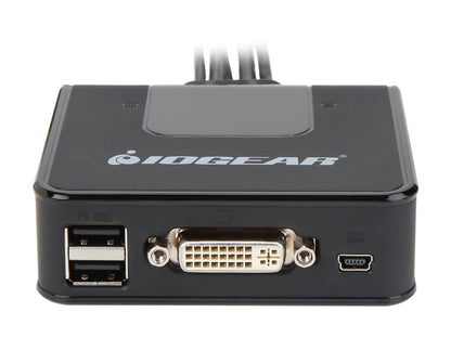 IOGEAR GCS922MDPKIT 2-Port DVI and Mini DisplayPort Cable KVM Kit