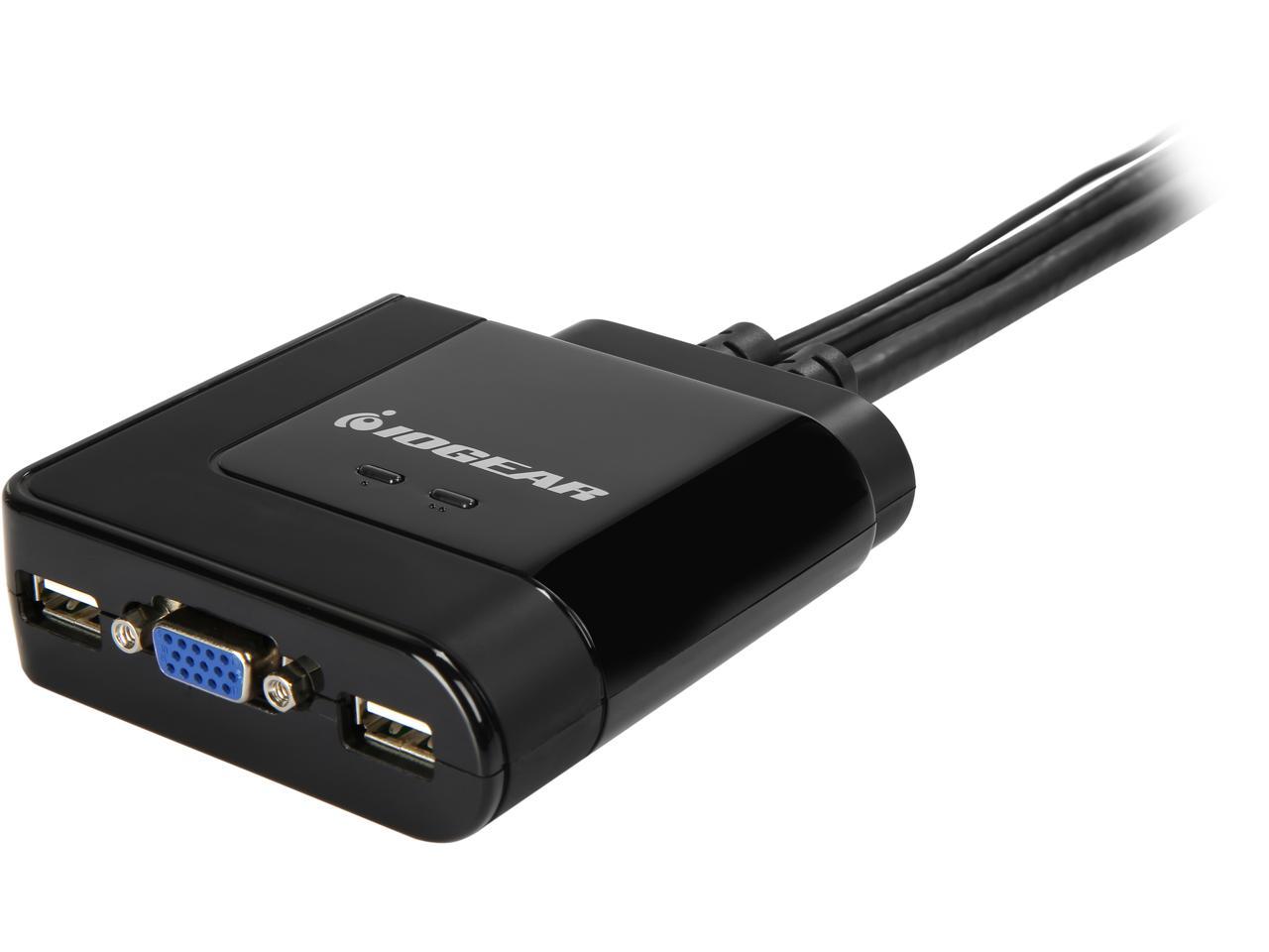 IOGEAR GCS72DPKIT 2-Port VGA and DisplayPort Cable KVM Kit with Audio