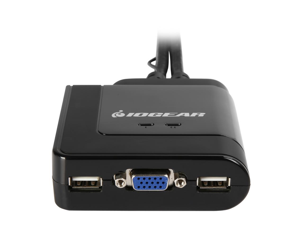 IOGEAR GCS72DPKIT 2-Port VGA and DisplayPort Cable KVM Kit with Audio