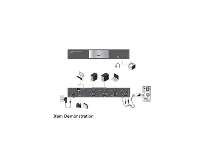 IOGEAR GCS1904 4-Port DisplayPort KVMP Switch with USB 3.0 Hub (TAA Compliant)