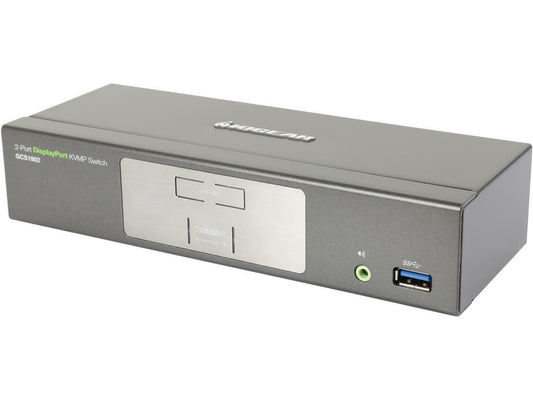 IOGEAR GCS1902 2-Port DisplayPort KVMP Switch with USB 3.0 Hub (TAA Compliant)