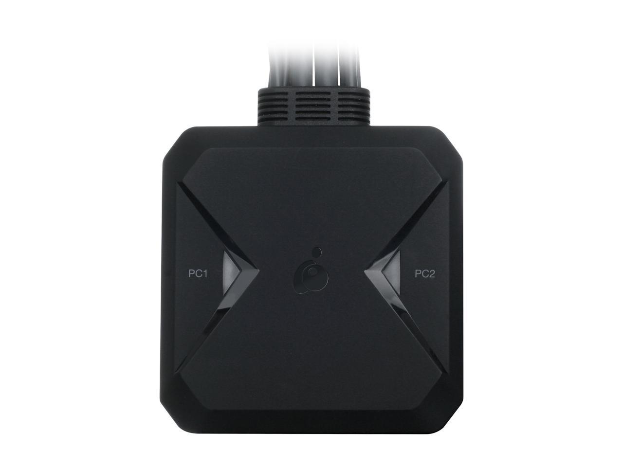 IOGEAR GCS52DP 2-Port USB DisplayPort Cable KVM Switch