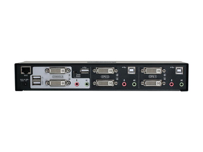 IOGEAR GCS1642X 2-Port Dual View Dual-Link DVI KVMP Switch with USB 2.0 Hub and Audio (TAA Compliant)