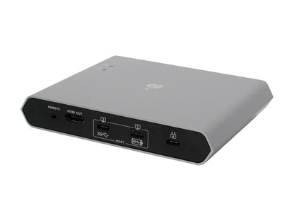 IOGEAR Access Pro GUD3C04 2-Port USB-C KVM Switch with Power Delivery (TAA Compliant)