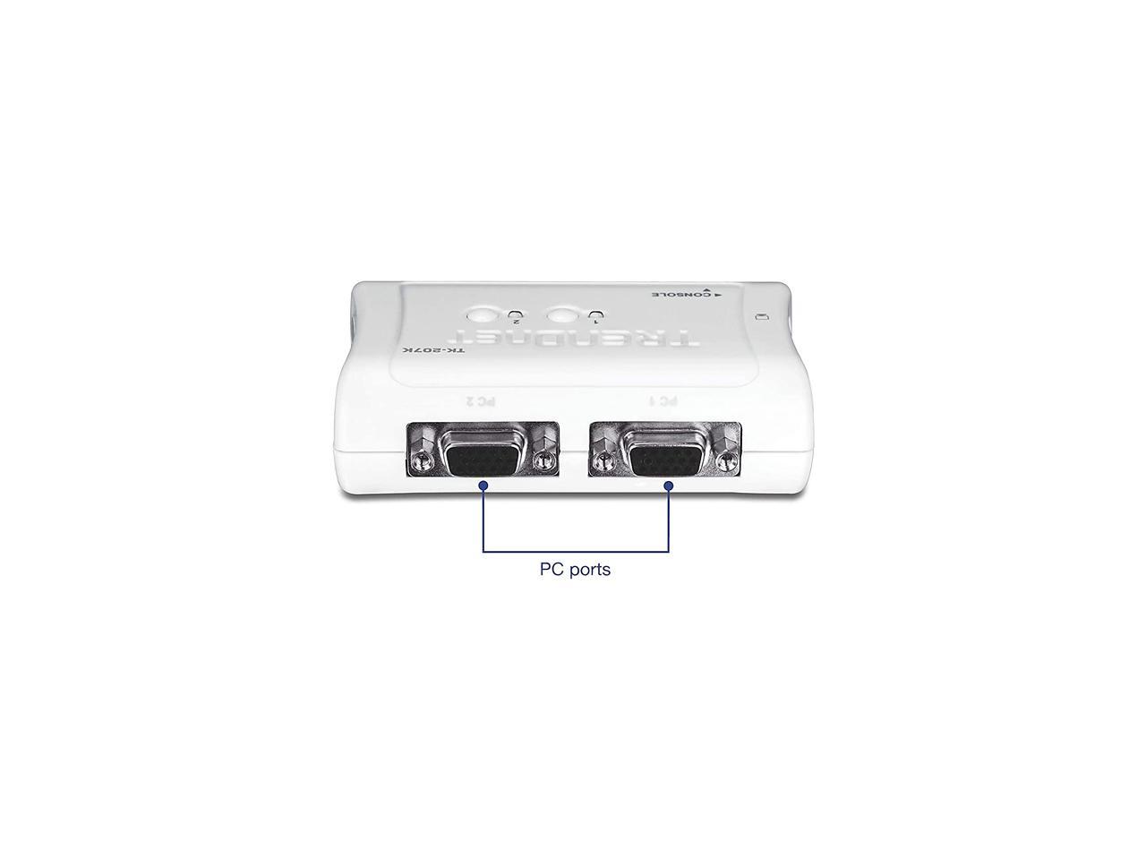 TRENDnet TK-207K 2-Port USB KVM Switch