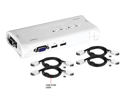 TRENDnet TK-407K 4-Port KVM Switch Kit (Version v1.3R)