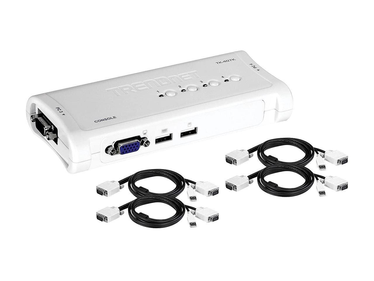 TRENDnet TK-407K 4-Port KVM Switch Kit (Version v1.3R)