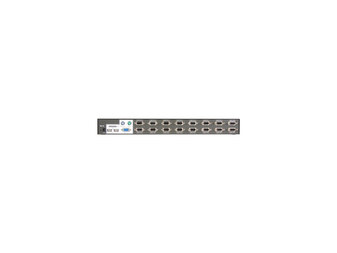 TRENDnet TK-1603R 16-Port USB + PS/2 Rack Mount KVM Switch