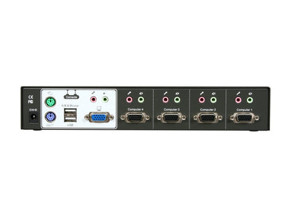 TRENDnet TK-423K 4-Port USB PS/2 Audio KVM Switch Kit