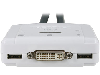 TRENDnet TK-214I 2-Port DVI USB KVM Switch Kit with Audio