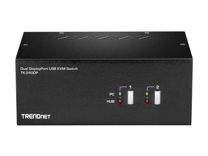 TRENDnet TK-240DP 2-Port Dual Monitor DisplayPort KVM Switch