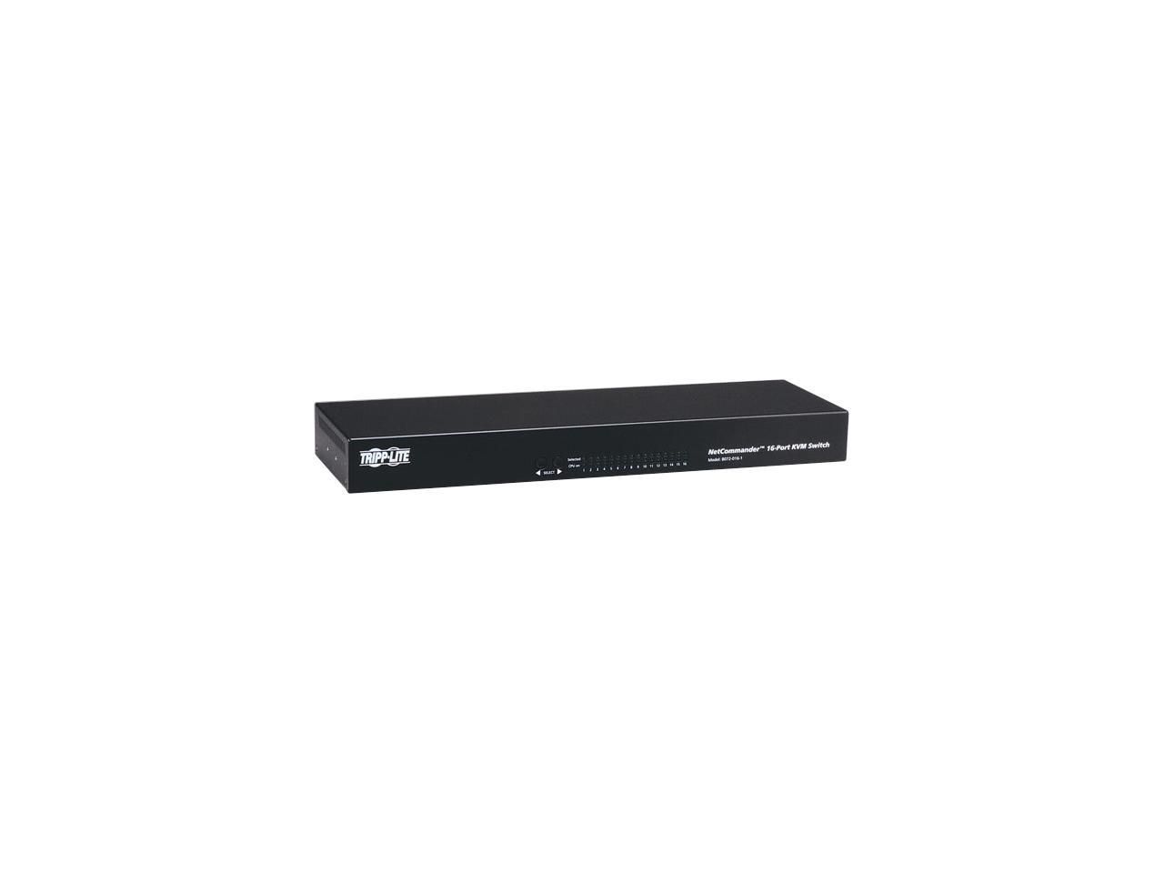 Tripp Lite 16-Port Cat5 KVM Switch 1U Rack-Mount (B072-016-1)