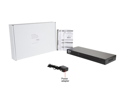 Tripp Lite 4-Port 1U Rack-Mount USB/PS2 KVM Switch with On-Screen Display (B042-004)