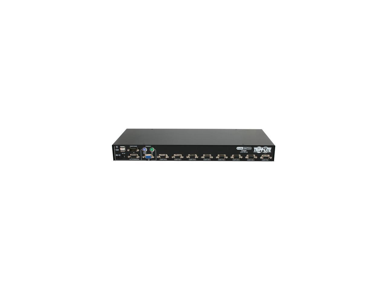 Tripp Lite 8-Port 1U Rack-Mount USB/PS2 KVM Switch with On-Screen Display (B042-008)