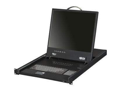 Tripp Lite Rack Mount Console KVM Switch, NetController 8-Port 1U KVM Console, 19 in. LCD Display Monitor (B040-008-19)