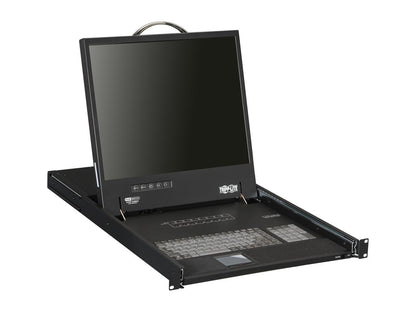 Tripp Lite Rack Mount Console KVM Switch, NetController 8-Port 1U KVM Console, 19 in. LCD Display Monitor (B040-008-19)