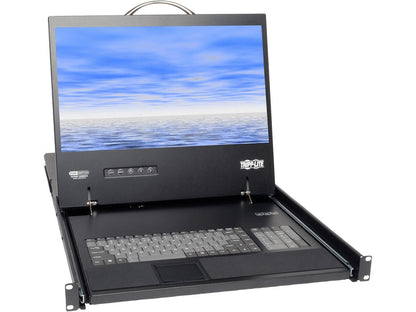 Tripp Lite 16-Port Cat5 1U Rack-Mount Console KVM Switch with 19-in. LCD, TAA (B070-016-19)