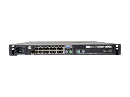 Tripp Lite 16-Port Cat5 1U Rack-Mount Console KVM Switch with 19-in. LCD, TAA (B070-016-19)