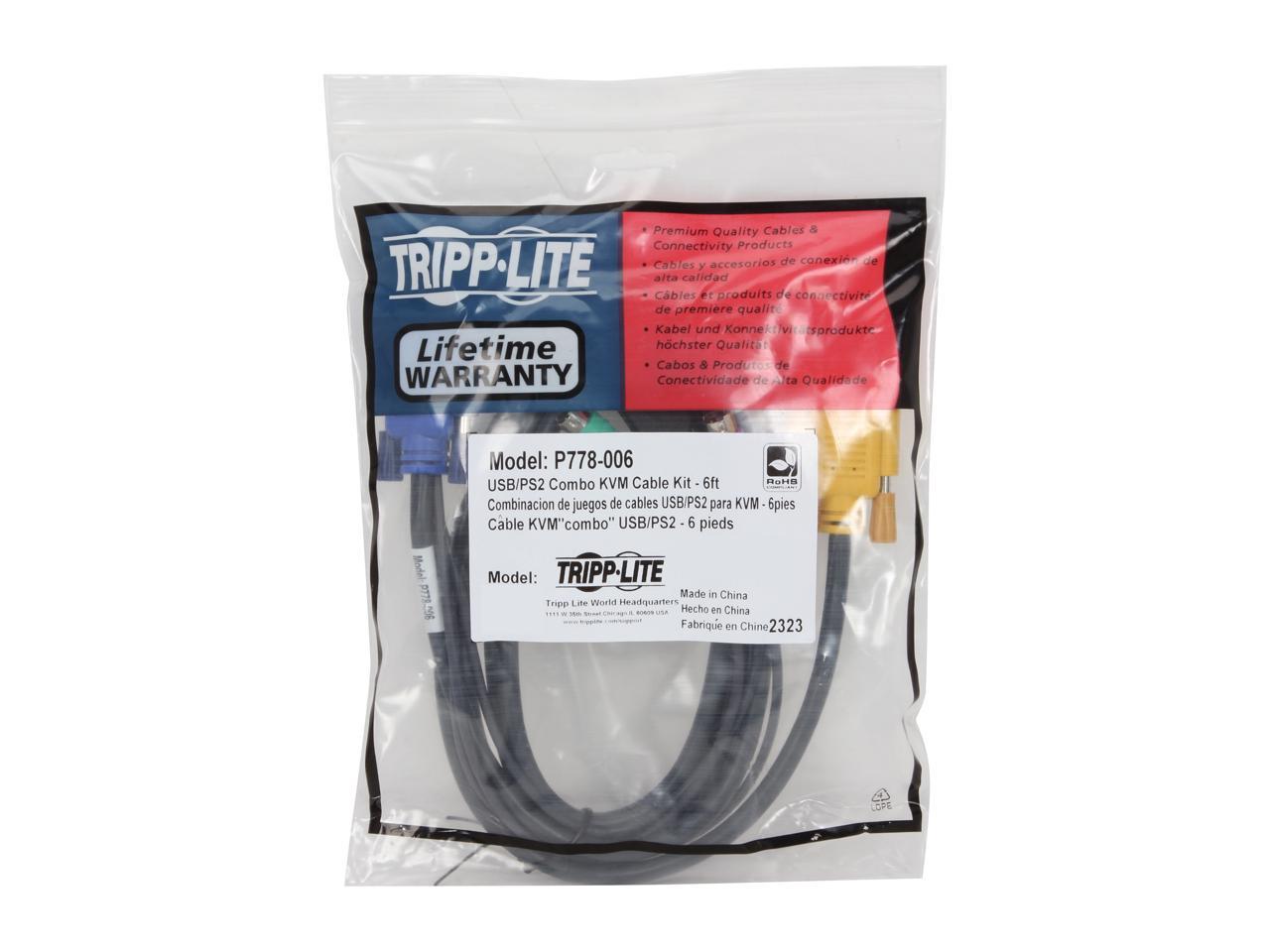 TRIPP LITE 6 ft. KVM Cable P778-006