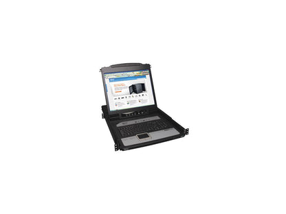 TRIPP LITE B020-U08-19-IP 8-Port Rack Console KVM Switch w/ 19" LCD Built-in IP
