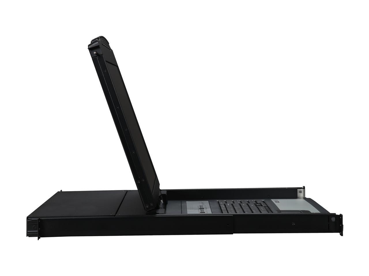 Tripp Lite 8-Port 1U Rack-Mount Console KVM Switch with 19-in. LCD + 8 PS2/USB Combo Cables (B020-U08-19-K)