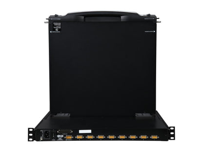Tripp Lite 8-Port 1U Rack-Mount Console KVM Switch with 19-in. LCD + 8 PS2/USB Combo Cables (B020-U08-19-K)