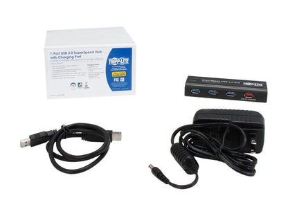 Tripp Lite 7-Port USB 3.0 SuperSpeed Hub with Dedicated 2A USB Charging Port (U360-007)