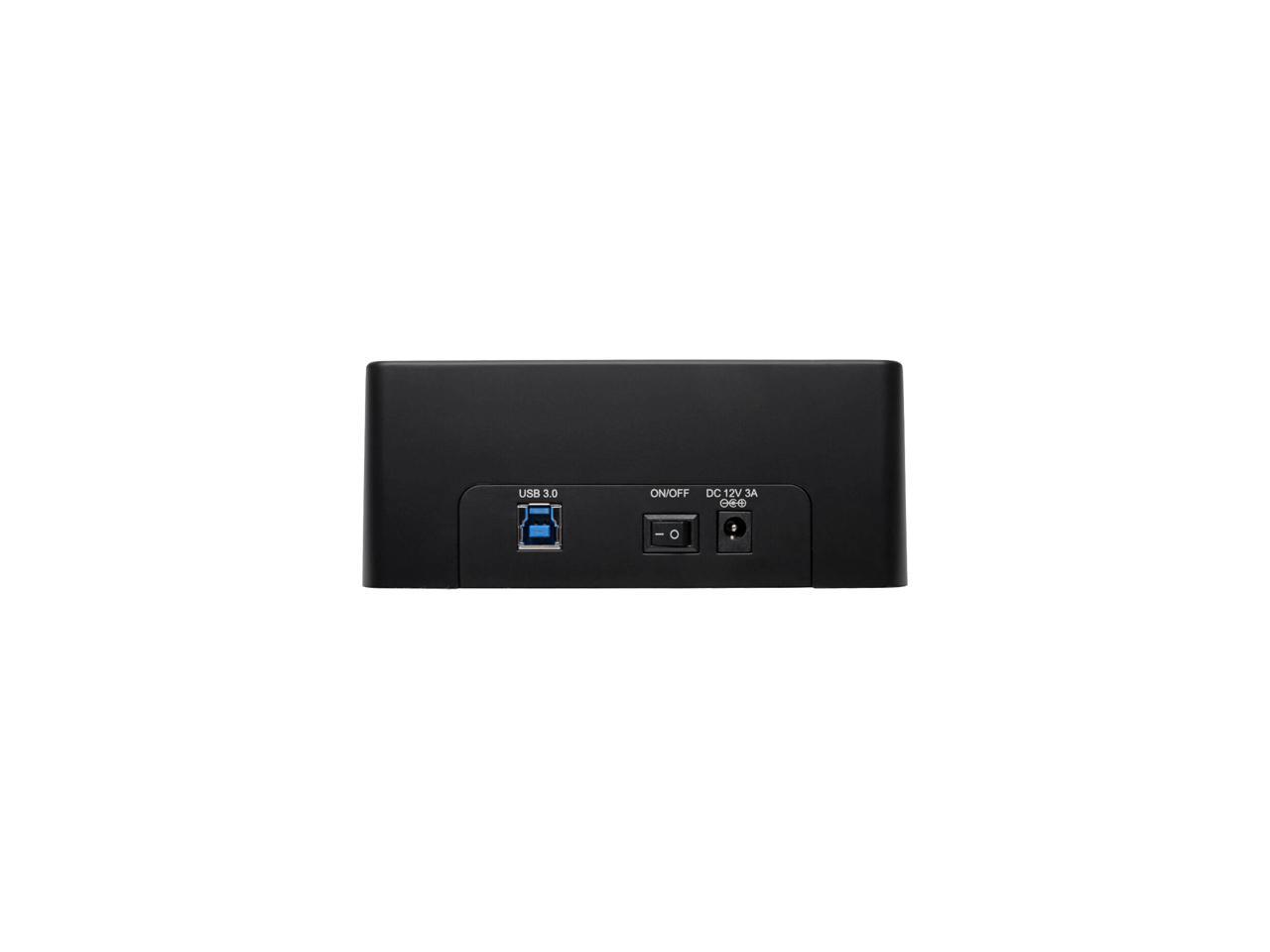 Tripp Lite USB 3.0 SuperSpeed to Dual SATA External Hard Drive Docking Station with Cloning for 2.5in/3.5in HDD (U339-002)