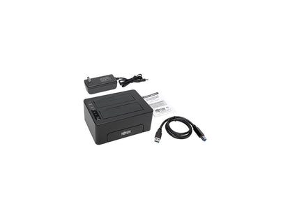 Tripp Lite USB 3.0 SuperSpeed to Dual SATA External Hard Drive Docking Station with Cloning for 2.5in/3.5in HDD (U339-002)