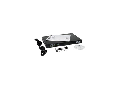 Tripp Lite 16-Port Cat5 1U Rack-Mount KVM Switch with IP Remote Access, 2+1 User, VGA, USB (B072-016-IP2)