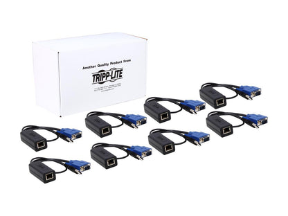 TRIPP LITE B078-101-USB-8 KVM Switch USB Server Interface Unit HD15 USB RJ45 8 Pack
