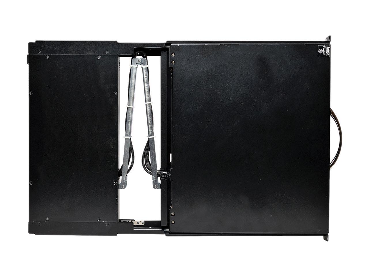 Tripp Lite 8-Port Cat5 1U Rack-Mount 1+1 User Console KVM Switch with 19-in. LCD and IP Remote Access, TAA (B070-008-19-IP)