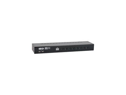 Tripp Lite 8-Port 1U Rackmount DVI / USB KVM Switch with Audio and 2-Port USB Hub